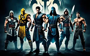 Mortal Kombat Characters Pose Wallpaper