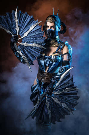 Mortal Kombat Cosplayers Showcasing Their Impressive Costumes Wallpaper