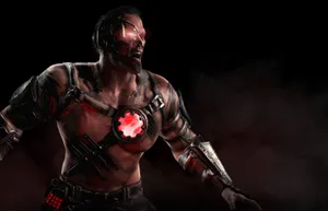 Mortal Kombat Kano In Action Wallpaper