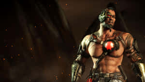 Mortal Kombat Kano Unleashing His Power Wallpaper