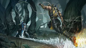 Mortal Kombat Legacy - Iconic Game Characters In Battle Wallpaper