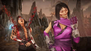 Mortal Kombat Mileena: Deadly And Elegant Wallpaper