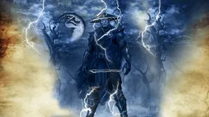 Mortal Kombat Raiden Unleashing Lightning Fury Wallpaper