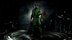 Mortal Kombat Reptile In Action Wallpaper