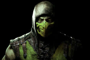 Mortal Kombat Reptile Unleashing His Fury Wallpaper