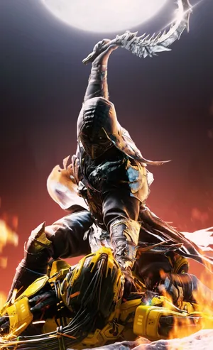 Mortal Kombat's Cyrax In Action Wallpaper