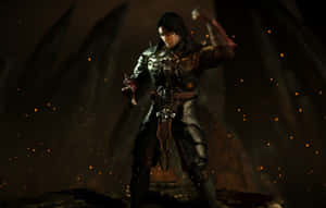 Mortal Kombat's Fierce Warrior, Liu Kang Wallpaper