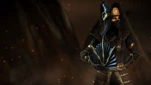 Mortal Kombat's Kitana In Action Wallpaper