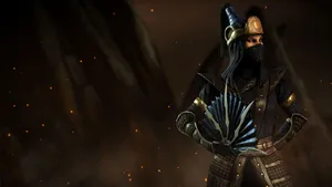 Mortal Kombat's Kitana In Action Wallpaper