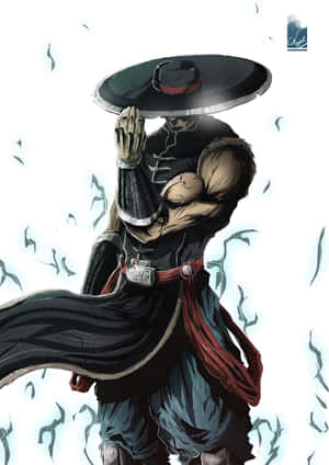 Mortal Kombat's Kung Lao In Action Wallpaper