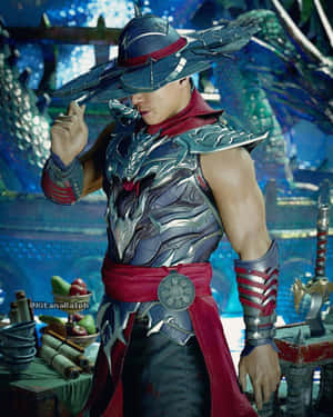 Mortal Kombat's Legendary Kung Lao In Action Wallpaper