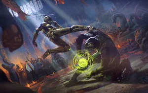 Mortal Kombat's Mechanical Warrior, Cyrax Wallpaper