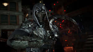 Mortal Kombat's Noob Saibot In Action On A 4k Wallpaper Wallpaper