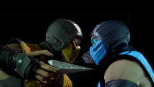 Mortal Kombat Scorpion Vs Sub Zero Cosplay Wallpaper