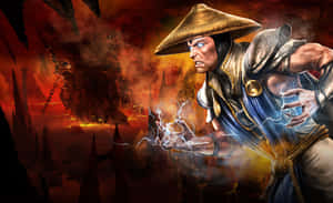 Mortal Kombat Thunder God Action Wallpaper