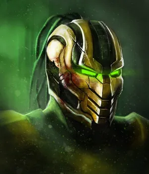 Mortal Kombat Warrior Cyrax In Action Wallpaper