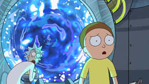 “morty Smith Showing His Determination In Pursuit Of A Great Adventure.” Wallpaper