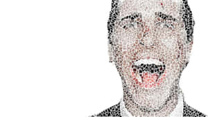 Mosaic Man Screaming Wallpaper