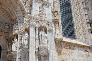 Mosteiro Dos Jeronimos Wall Sculptures Wallpaper