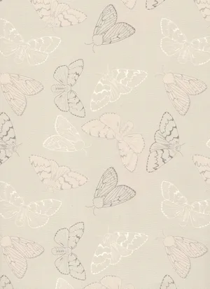 Moth Pattern Neutral Background Wallpaper