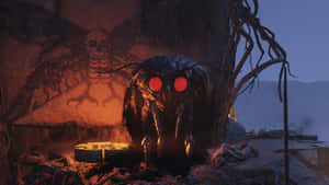 Mothman_in_ Lair Wallpaper