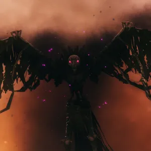 Mothman_in_ Mystic_ Gloom Wallpaper