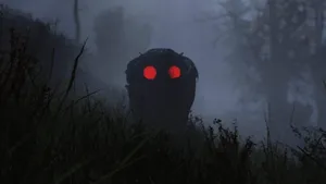 Mothmanin Mist Wallpaper