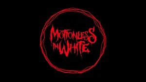 Motionless In White Logo Redon Black Wallpaper