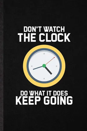 Motivational Clock Poster Wallpaper
