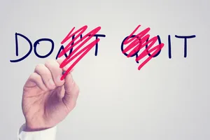 Motivational Dont Quit Message Wallpaper