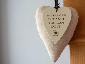 Motivational Phrase Inscription On Heart Wallpaper