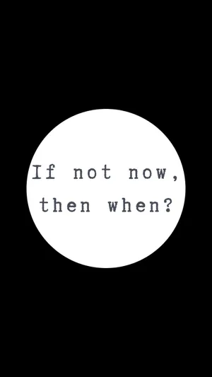 Motivational Quote About Time In Circle Wallpaper