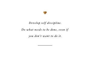 Motivational Quotes Aesthetic Self Discipline Wallpaper