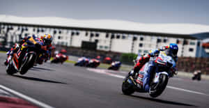 Moto G P Racers Cornering Speed Wallpaper