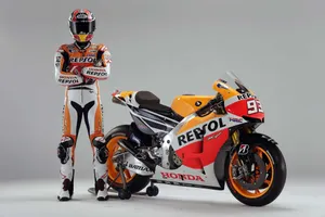 Moto G P Riderand Repsol Honda Bike Wallpaper