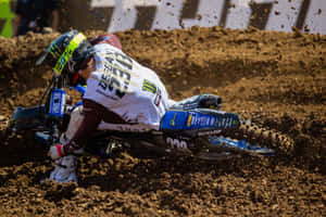 Motocross Racer Haiden Deegan Action Shot Wallpaper