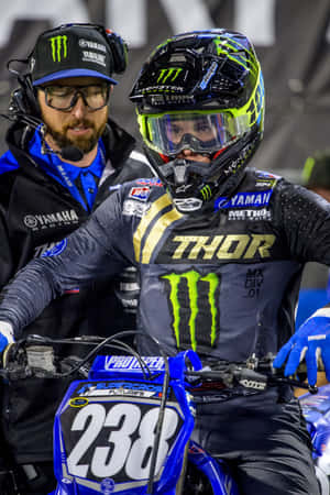 Motocross Racer Haiden Deegan Preparation Wallpaper