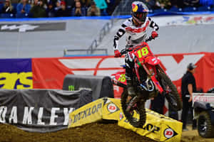 Motocross Racer Jett Lawrence Action Wallpaper