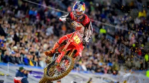 Motocross Rider Jett Lawrence In Action Wallpaper