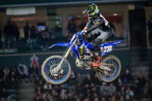 Motocross Rider Midair Jump288 Wallpaper