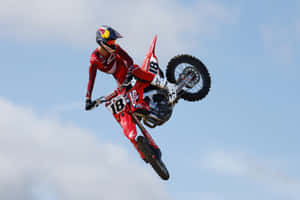 Motocross Rider Midair Stunt18 Wallpaper