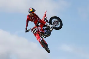 Motocross Rider Midair Stunt18 Wallpaper