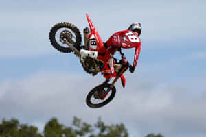 Motocross Rider Midair Trick.jpg Wallpaper