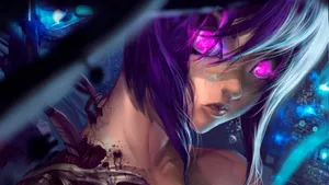 Motoko Kusanagi - The Cyberpunk Idol Wallpaper