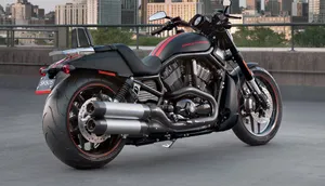 Motorcycle In Balcony [wallpaper] Wallpaper