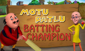 Motu Patlu Battling Champion Wallpaper