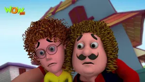 Motu Patlu Curly Hair Wallpaper