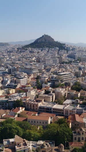 Mount Lycabettus Iphone Athens Wallpaper