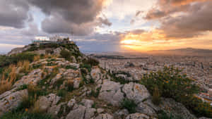 Mount Lycabettus Rocky Wallpaper