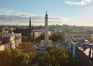Mount Vernon President Statue Wallpaper